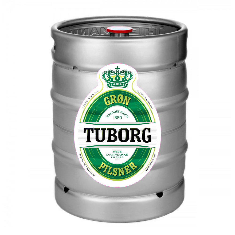 Grøn Tuborg - 25 liters fustage