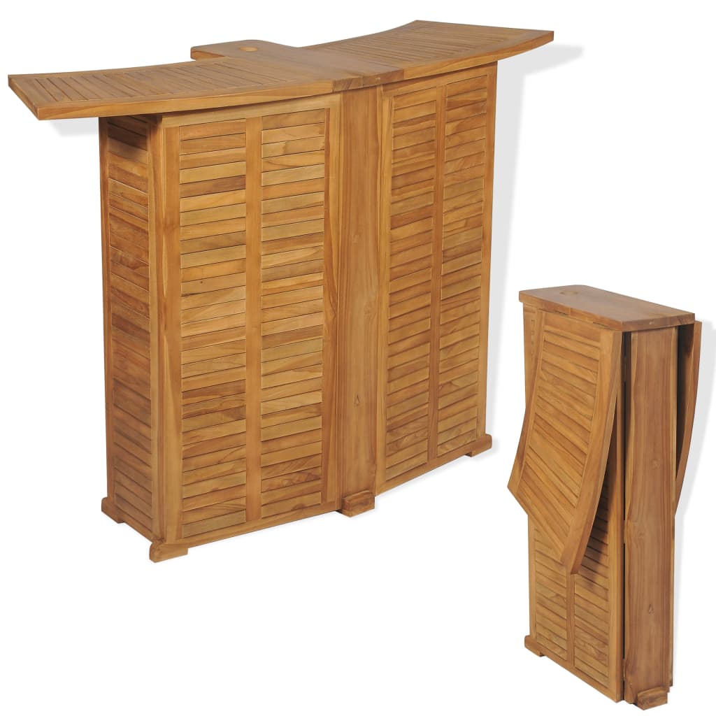 Bar i teak-træ - 155 cm