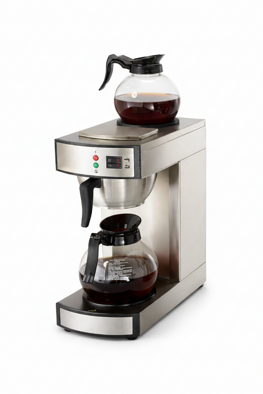 Kaffemaskine - 1.8 liter (inkl. 2 glaskander)