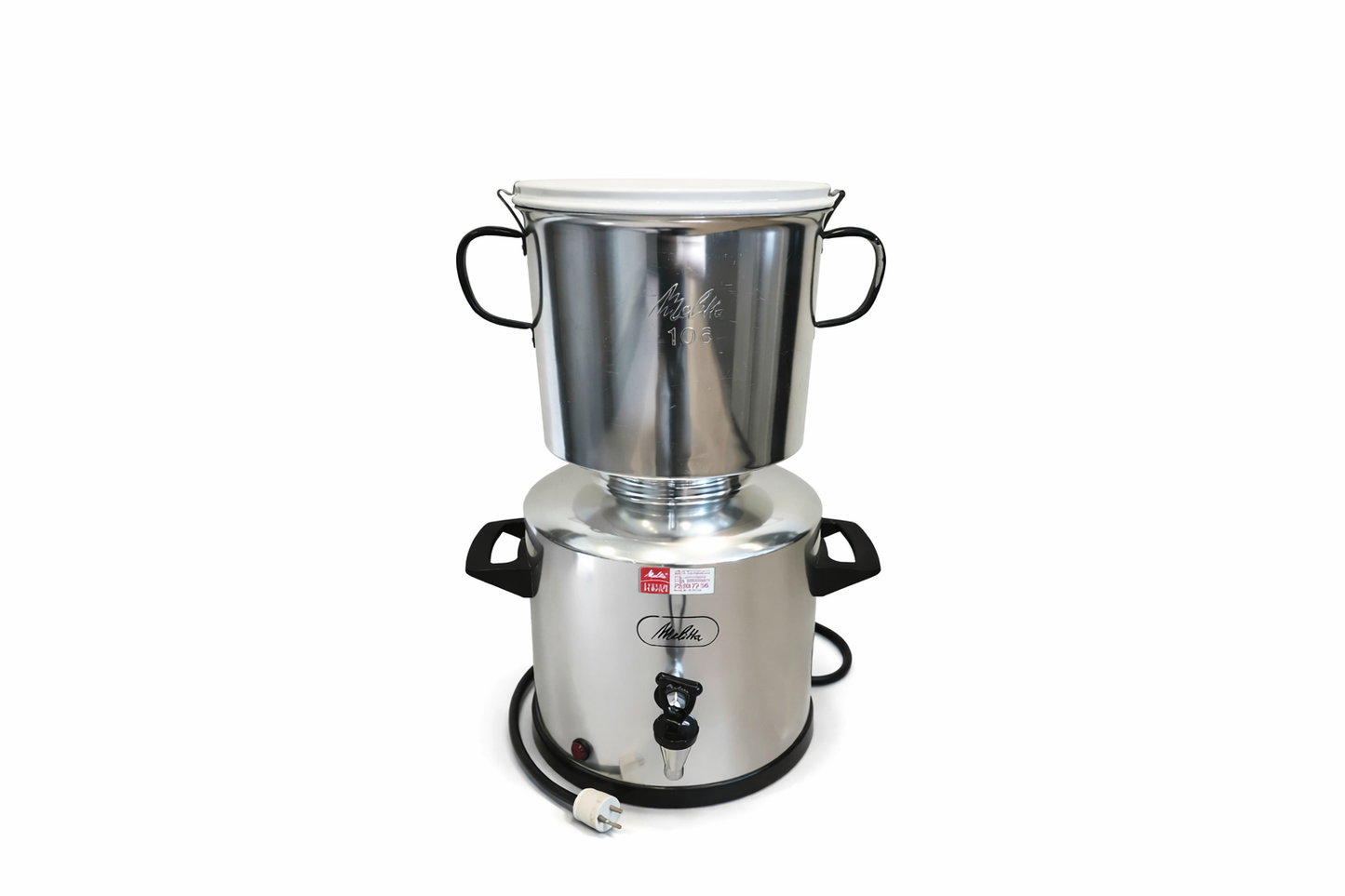 Tårn-kaffebrygger - 8 liter (220v m. jordstik, inkl. filtre)