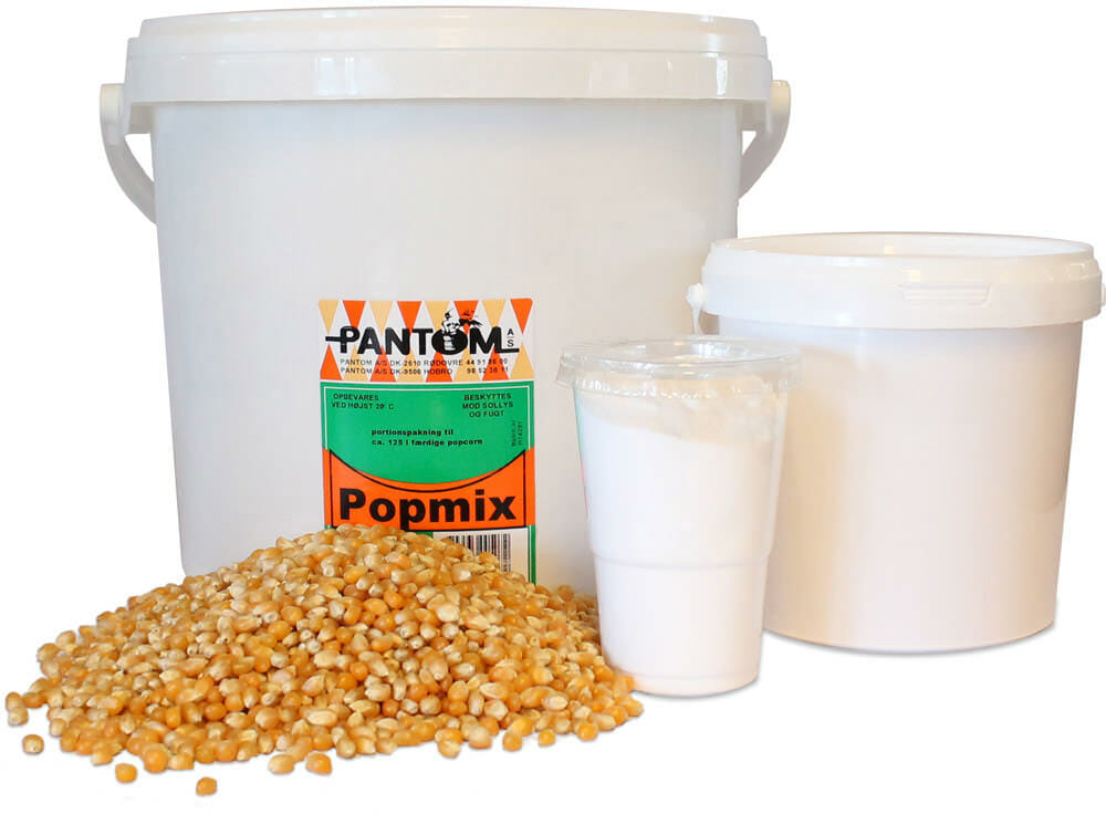 Popcorn-mix - 250 portioner a 0,5 liter