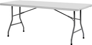 Plastborde - 180x75cm (6-8 personer)