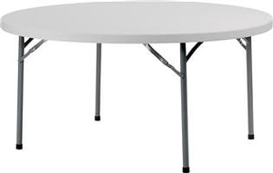 Runde plastborde - Ø152cm (6-7 personer)