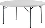 Runde plastborde - Ø152cm (6-7 personer)